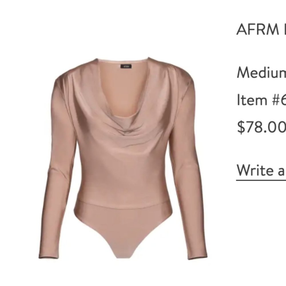 AFRM Levi Bodysuit